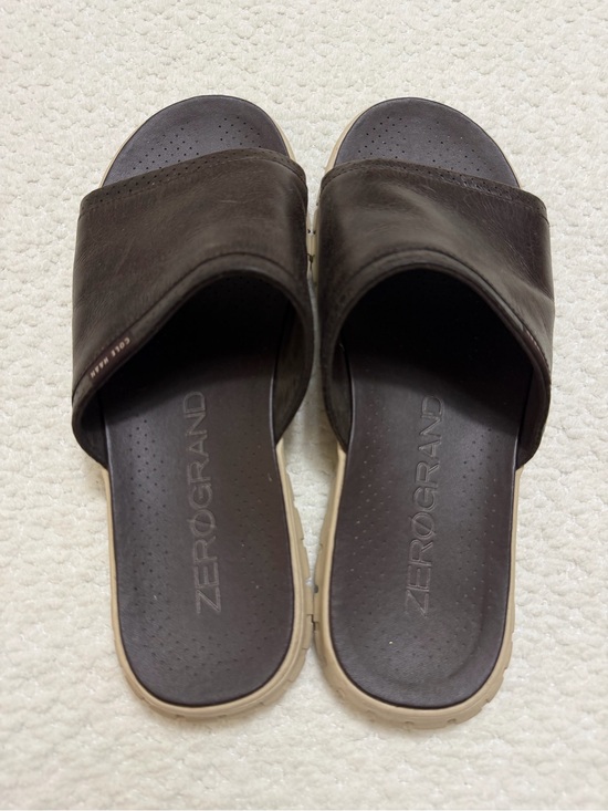 Cole Haan Brown Leather Slip On Sandals Men’s Size 11 main image 2